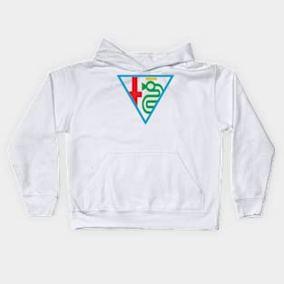 Minimal triangular logo of an Italian carmaker Kids Hoodie